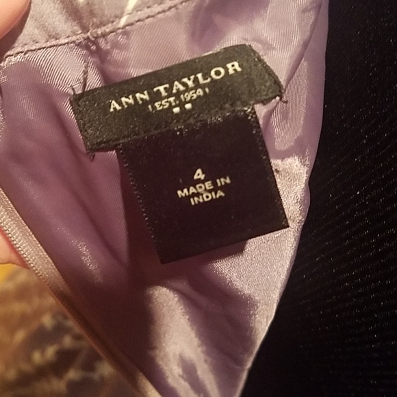 Purple Ann Taylor Dress - Picture 4 of 4